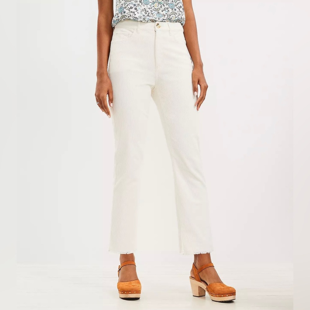 Loft Straight Corduroy Pants